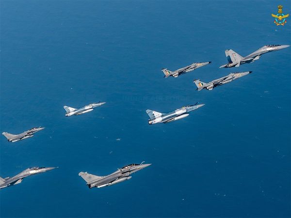 Indian and French Air Force carried out Exercise Desert Knight 2 over Western Seaboard