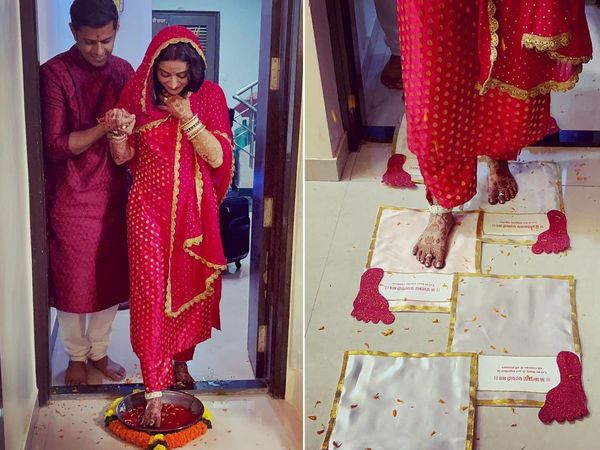 Aishwarya Sharma Griha Pravesh Pictures Viral Ghum Hai Kisikey Pyaar Meiin pakhi wrote Emotion note for Mom-In-Law 