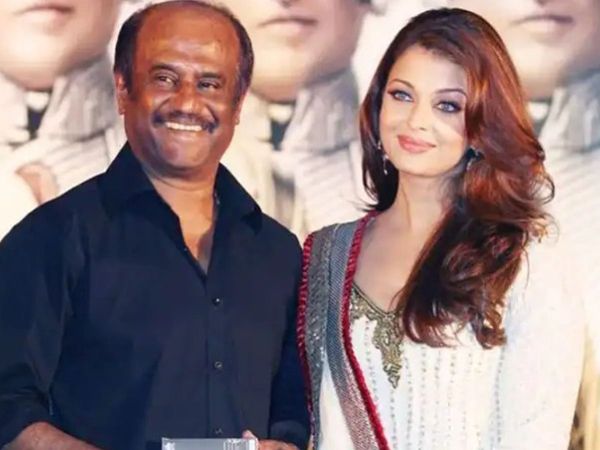 Ponniyin Selvan's trailer launch: Aishwarya Rai Bachchan TOUCHES Rajinikanth's feet Video - 