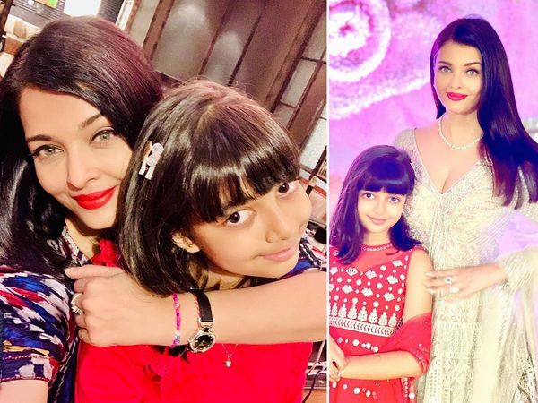 Aishwarya Rai Bachchan and Aaradhya Bachchan