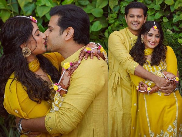 Ghum Hai Kisikye Pyaar Meiin Actors Aishwarya Sharma and Neil Bhatt Shares Unseen Pictures of Haldi Ceremony-