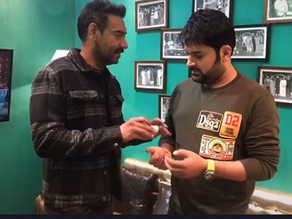 Kapil sharma Ajay devgn tik tok Videos Promoting Film taanaji Watch Video