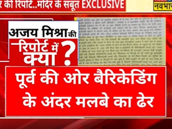 Ajay Kumar Mishra survey report on Gyanvapi Masjid 