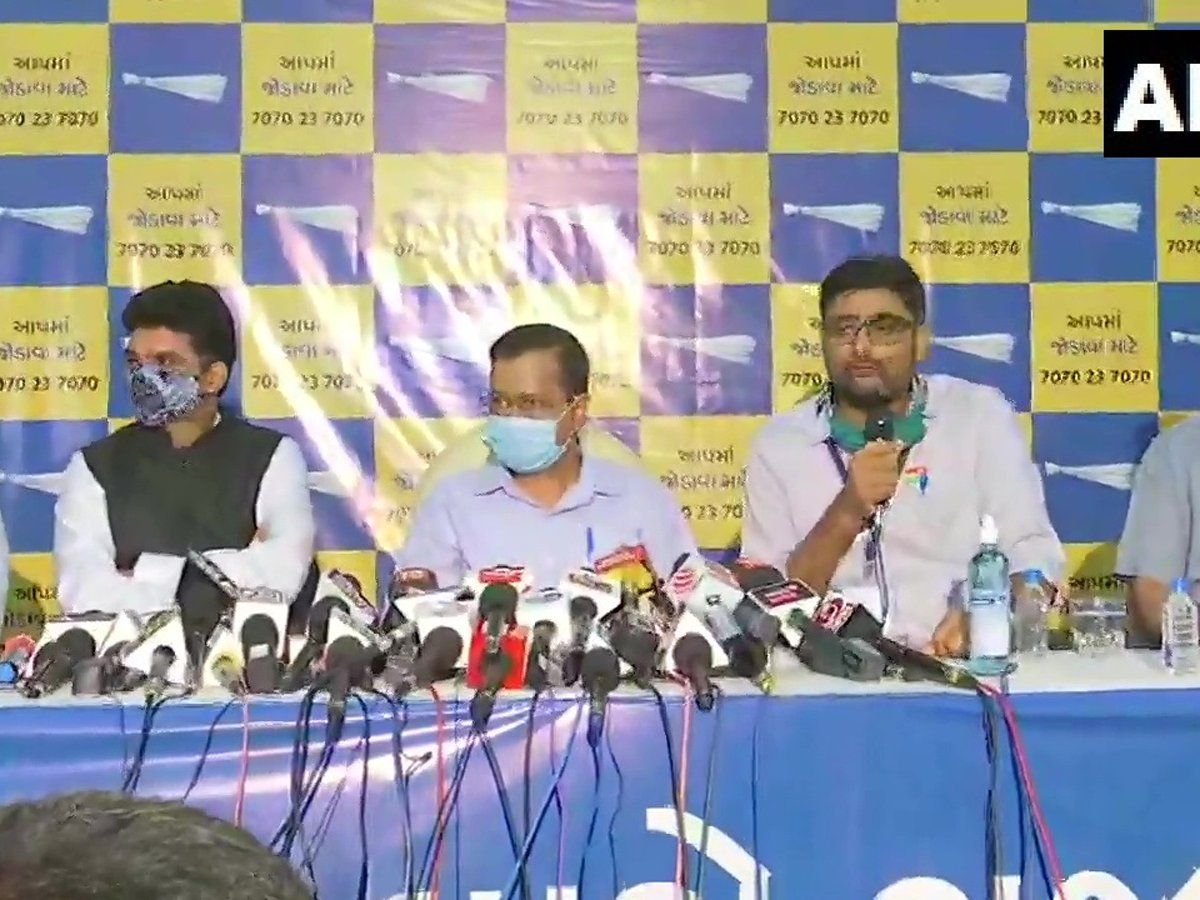 केजरीवाल का बड़ा ऐलान, गुजरात की सभी सीटों पर विस चुनाव लड़ेगी AAP