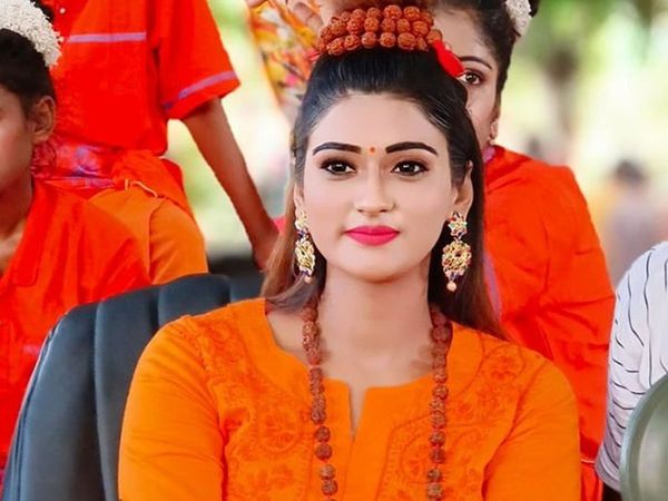 Akanksha Dubey Sadhvi Look
