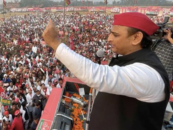  Akhilesh Yadav attack BJP in Hardoi rally says when BJP loses its language changes