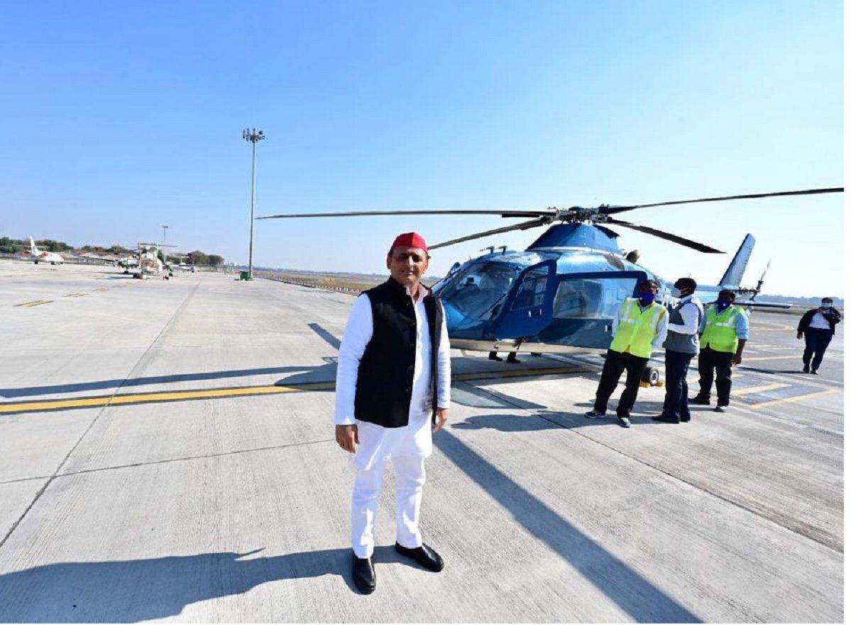 अखिलेश यादव का बड़ा आरोप- दिल्ली में रोका गया मेरा हेलीकॉप्टर, मुझे मुजफ्फरनगर नहीं जाने दिया जा रहा