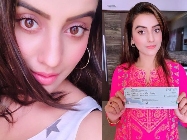 Akshara Singh and Amrish Singh