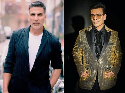 Akshay Kumar and Karan Johar Akshay Kumar and Karan Johar