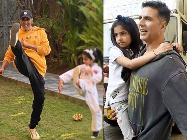 Akshay Kumar with Daughter Nitara