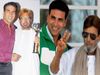 Akshay Kumar with Rajesh Khanna