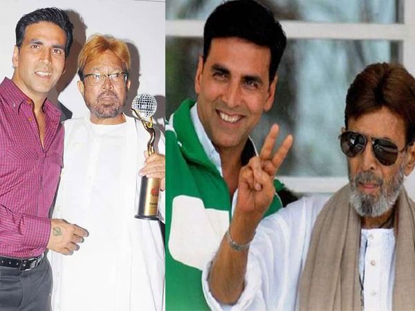 Akshay Kumar with Rajesh Khanna