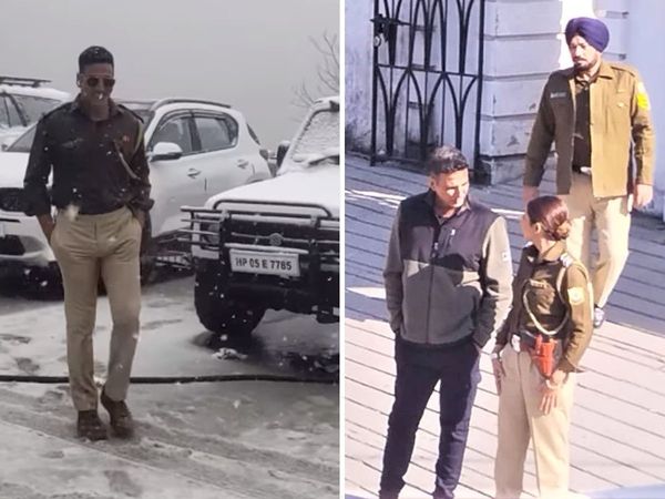 Akshay Kumar Enjoy Mussoorie snowfall while shooting for Ratsasan Hindi remake mission cinderella