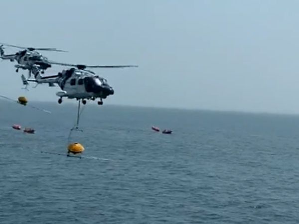  IAF C-130, ALH Dhruv helicopters take part in Indian Coast Guard’s national pollution control exercise