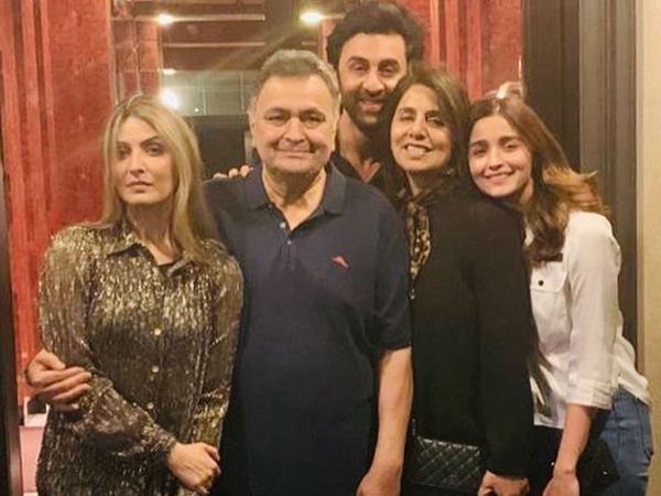 Alia Bhatt with Ranbir Kapoor Family