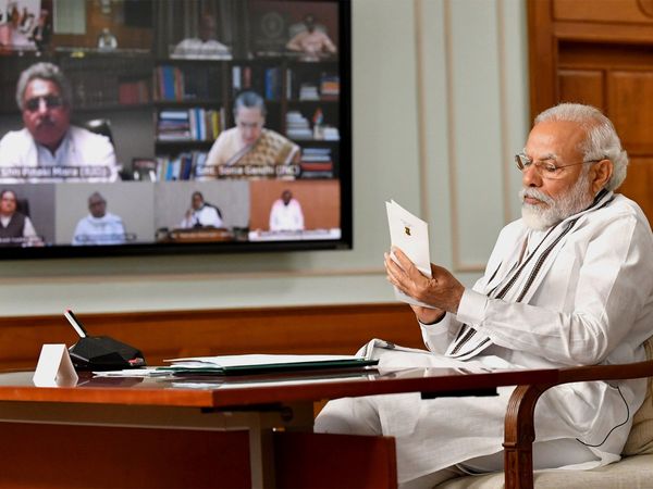 At all-party meet PM Modi says no one entered our border denies Chinese crossed LAC 