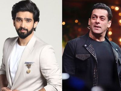Amaal Mallik and Salman Khan Amaal Mallik and Salman Khan