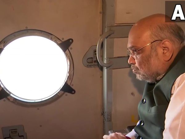 Amit Shah conducted an aerial survey of the rain-affected areas of Uttarakhand