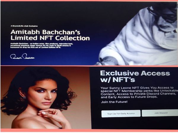 Amitabh bachhan and Sunny leone