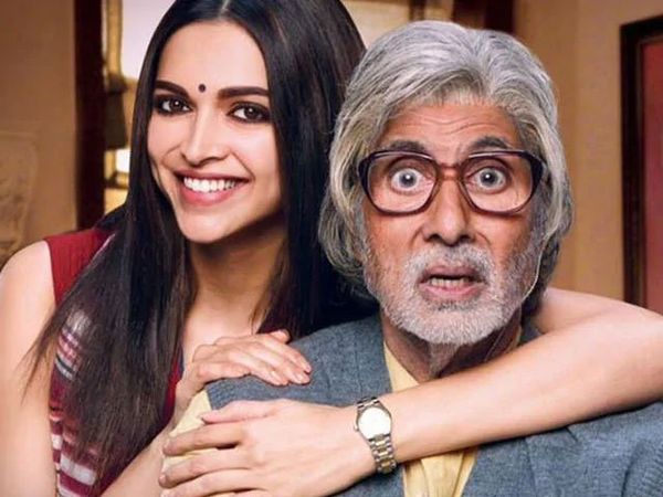 Deepika Padukone and Amitabh Bachchan in Piku
