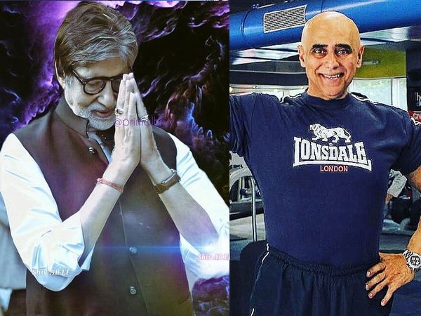 Amitabh Bachchan and Puneet Issar