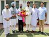 Punjab Congress's Cheif Amrinder Singh Raja Warring and new team meets Rahul Gandhi 