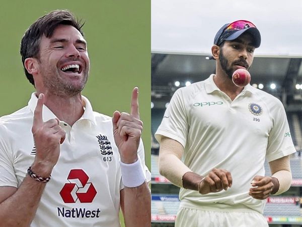 james anderson and jasprit bumrah