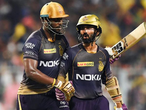 andre russell and dinesh karthik