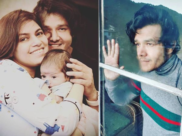 Anirudh Dave TV Actor emotional birthday post for wife Shubhi Ahuja and son Anishq