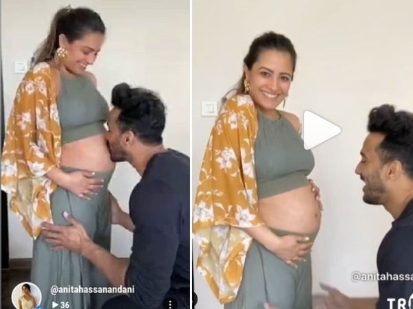 Naagin 4 Actress pregnant Anita hassanandani Flaunts baby bump with rohit reddy 