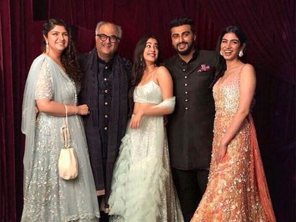 Anshula Kapoor with her Family