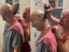 Anupam Kher gets haircut from brother Raju