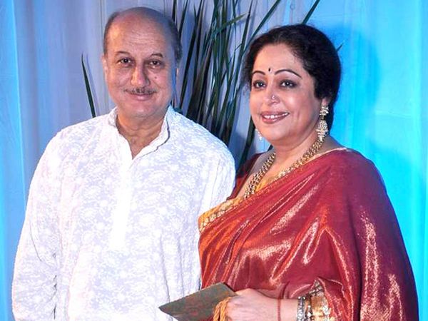 Anupam Kher with wife Kirron Kher