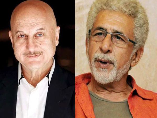 Anupam Kher and Naseeruddin Shah