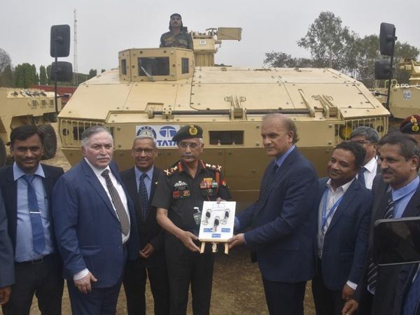 Army Chief Gen MM Naravane inducted first set of indigenously developed Quick Reaction Fighting Vehicle 