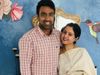 Ravichandran Ashwin with wife Prithi