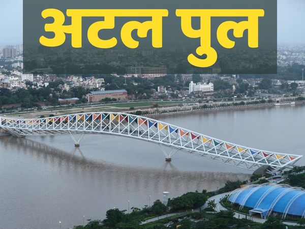 atal bridge, sabarmati river, gujarat, narendra modi