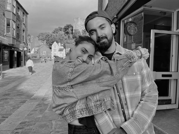 Actress Athiya Shetty with KL Rahul