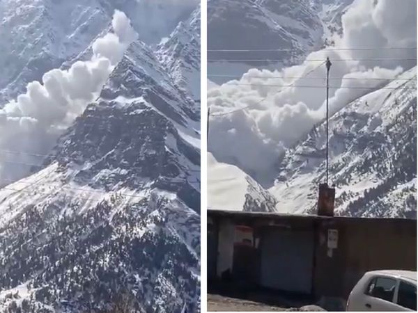 हिमाचल के लाहौल स्‍पीति में भीषण हिमस्‍खलन, कैमरे में कैद हुआ तबाही का मंजर [Video]