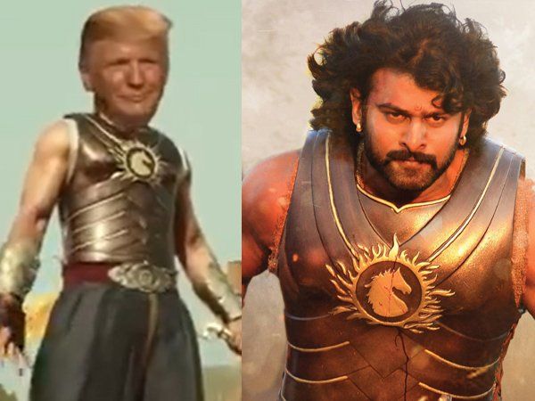 Trump turns Baahubali in this video