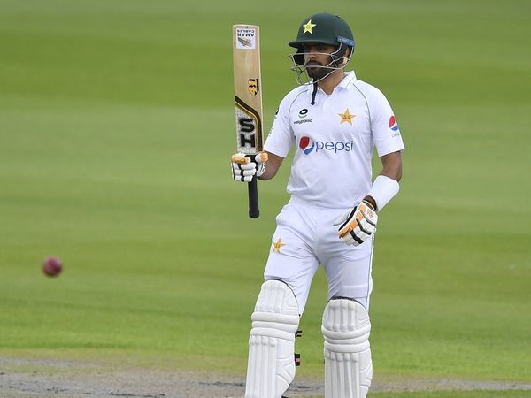 Babar Azam against England in Manchester test