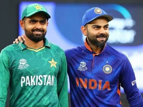 Babar Azam with Virat Kohli