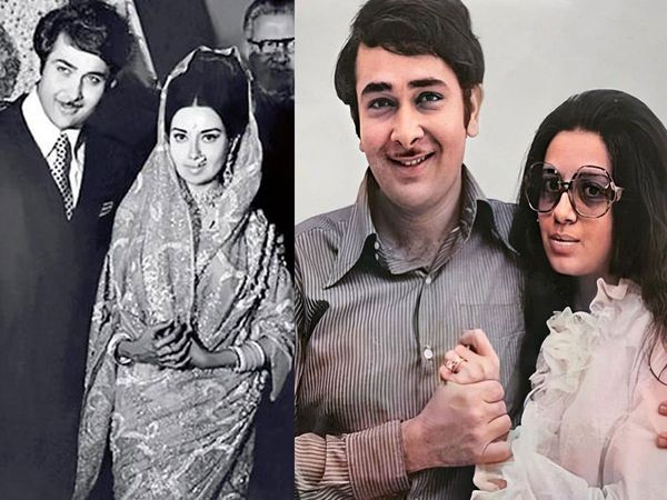 Babita Kapoor with husband Randhir Kapoor
