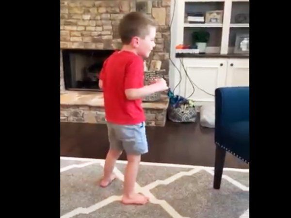 First Steps Unaided In Moving Video