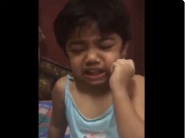 Little baby heart touching video goes viral on social media