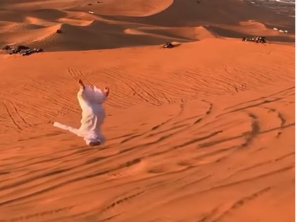 Man Did Shocking backflip in Desert Video Goes Viral