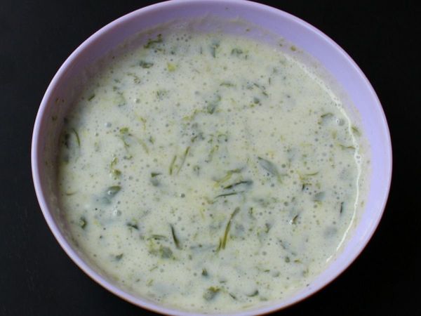 How to make Bathuye ka Raita, How to make Bathuye ka Raita at home, Homemade Bathuye ka Raita,how can make bathua ka raita, winter special bathua ka raita, How to make Bathuye ka Raita in hindi, घर का बना बथुआ का रायता, 