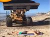 viral video man take a rest on beach then jcb coming and what happened watch funny video
