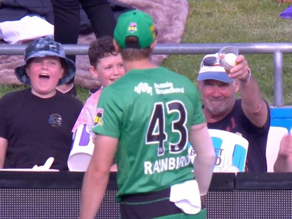 Ball in beer glass of spectator viral video