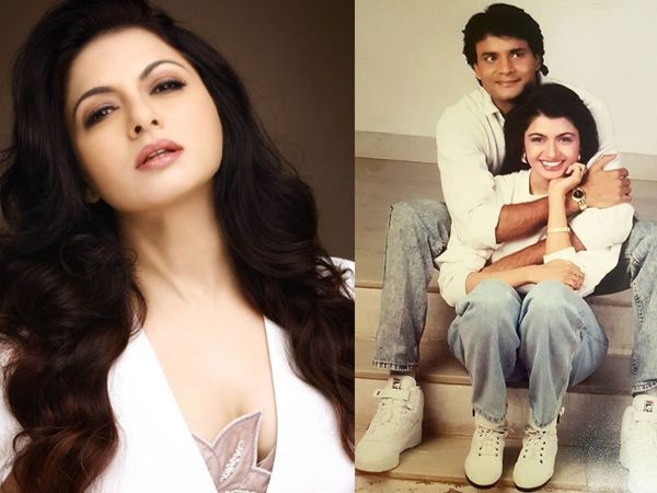 Bhagyashree with husband Himalaya Dasani